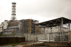 Image of an abandoned Chernobyl nuclear power plant affected by radiation exposure that can cause cancer.